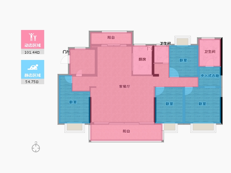 福建省-莆田市-中科·东庄城-140.99-户型库-动静分区