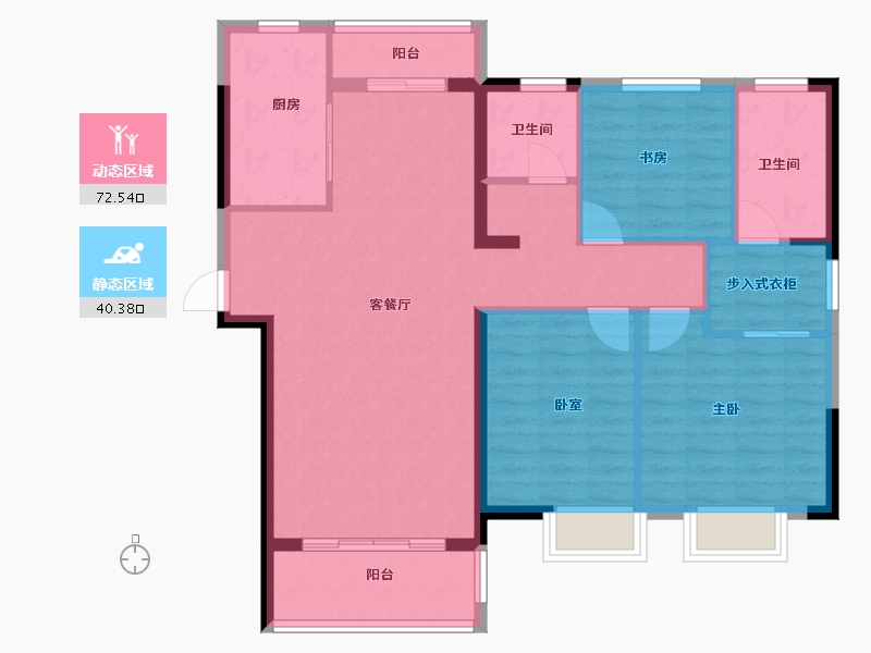 河南省-洛阳市-现代森林国际城-102.26-户型库-动静分区