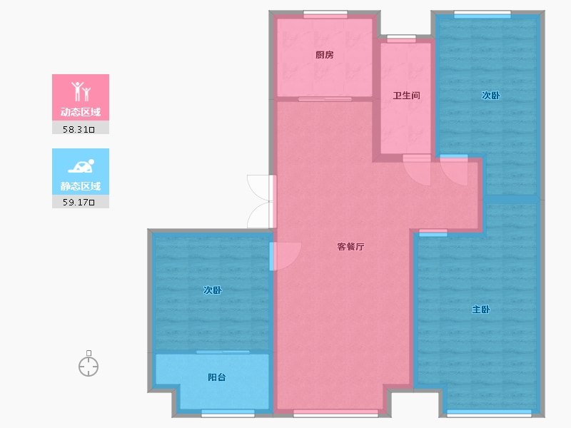 山东省-潍坊市-潍坊港商业综合中心-106.00-户型库-动静分区