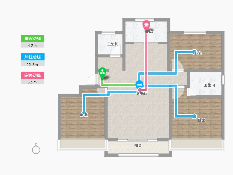 山东省-菏泽市-中达逸景广场-114.00-户型库-动静线