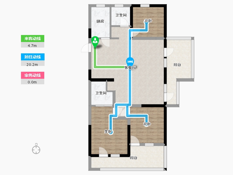 山东省-青岛市-信联天地-101.00-户型库-动静线