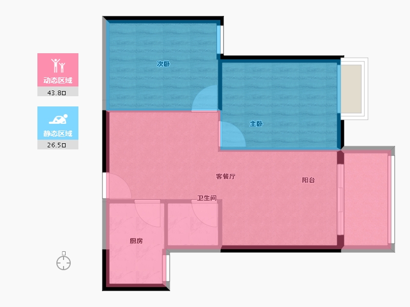 福建省-南平市-太阳名郡-64.01-户型库-动静分区