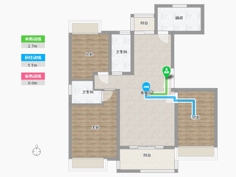 江西省-宜春市-洲阳世纪城-97.12-户型库-动静线