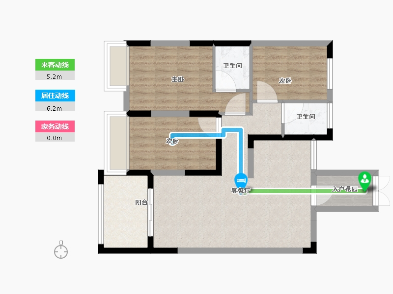 福建省-南平市-绿欧·香槟城-76.01-户型库-动静线