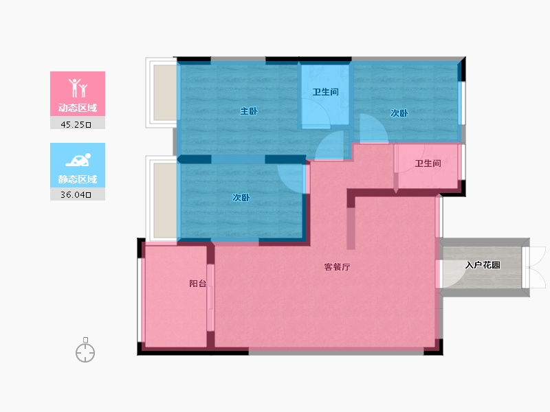 福建省-南平市-绿欧·香槟城-76.01-户型库-动静分区