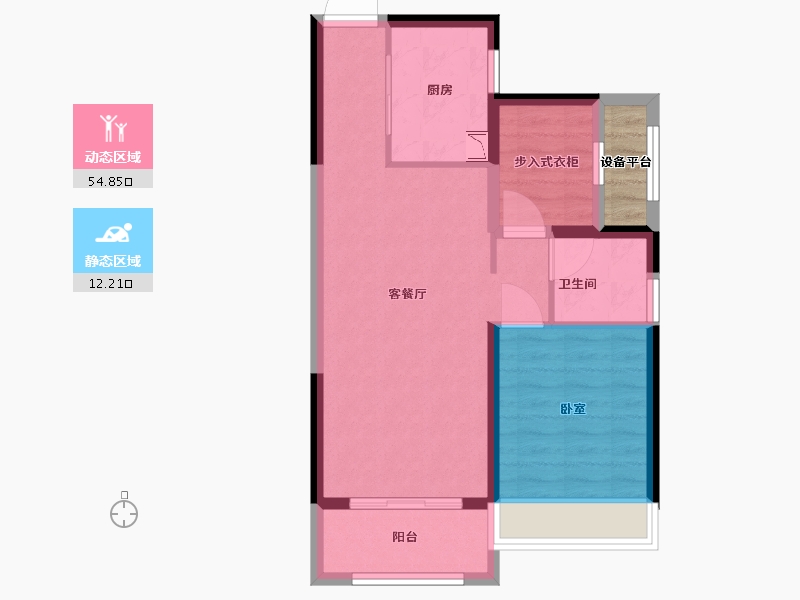 浙江省-舟山市-祥生云山府-62.00-户型库-动静分区