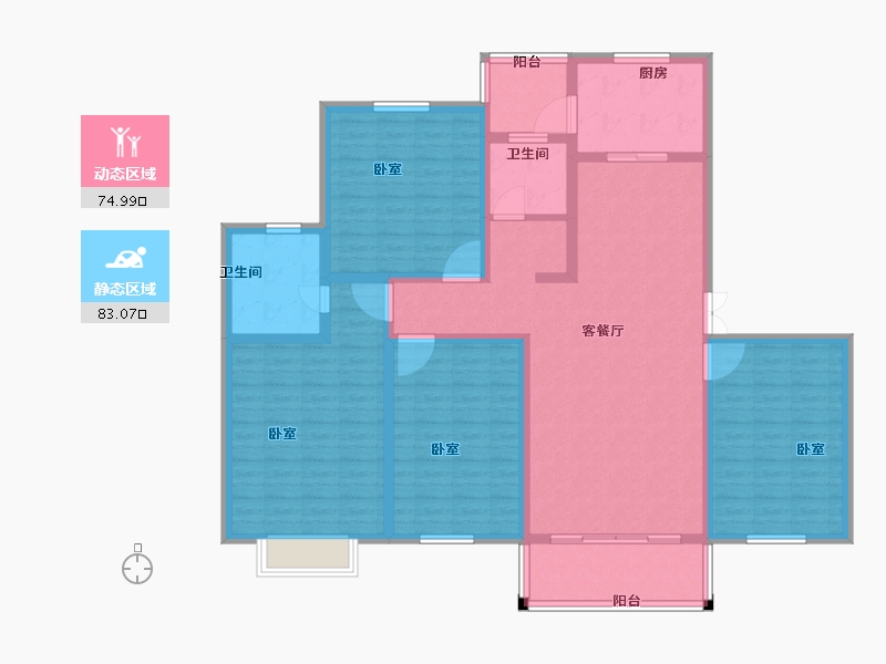 河南省-安阳市-天宏美好生活家园-142.00-户型库-动静分区