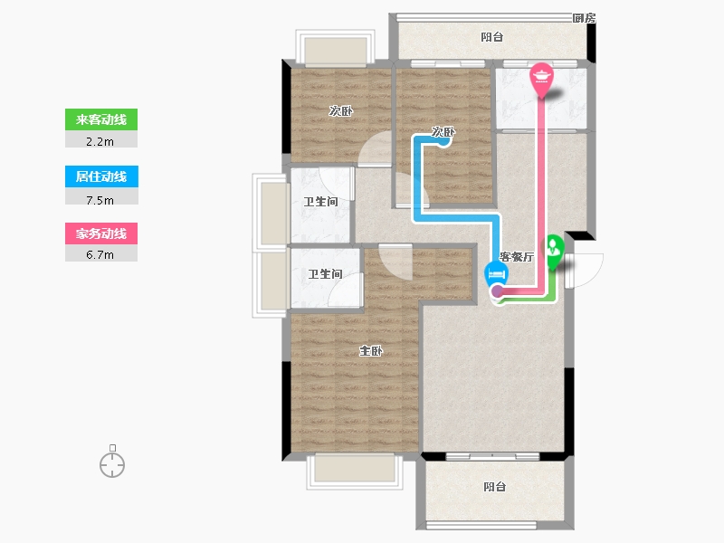 福建省-南平市-旭日城-99.99-户型库-动静线