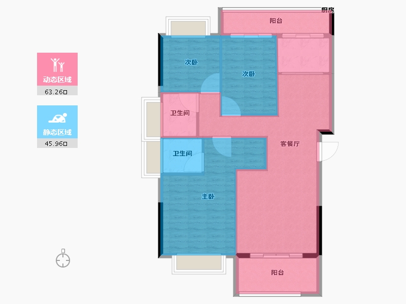 福建省-南平市-旭日城-99.99-户型库-动静分区