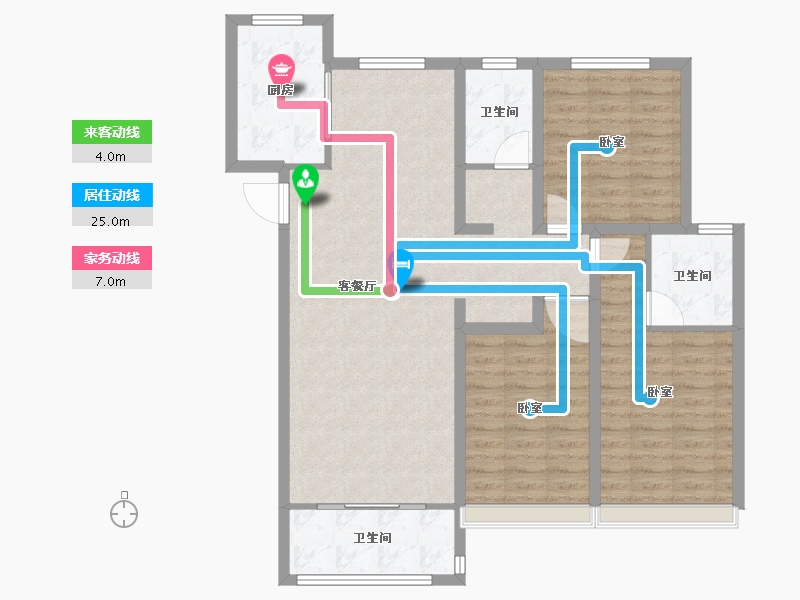 河南省-安阳市-新城国际三期-101.90-户型库-动静线