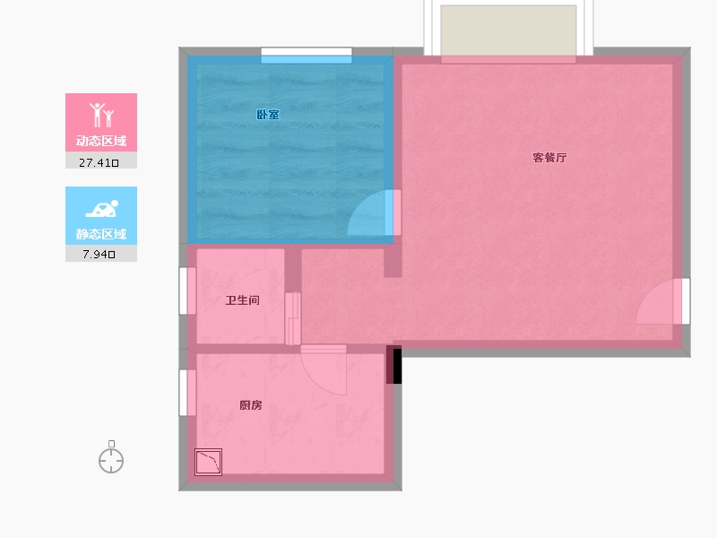 福建省-宁德市-怡和嘉园二期-31.00-户型库-动静分区