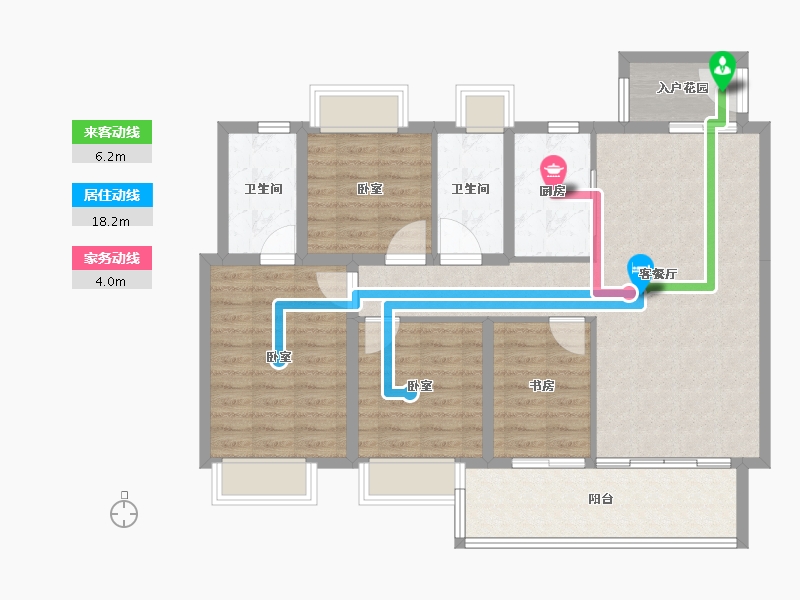 福建省-泉州市-石狮旭辉城-102.00-户型库-动静线