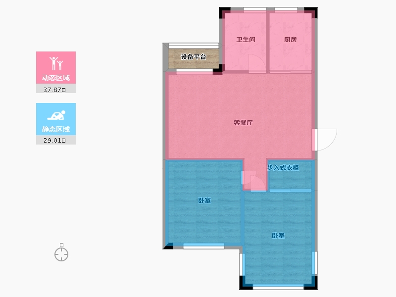 浙江省-舟山市-金鹰海悦府-63.10-户型库-动静分区