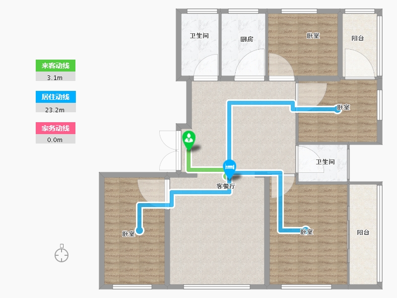 山东省-菏泽市-格兰云天-138.00-户型库-动静线