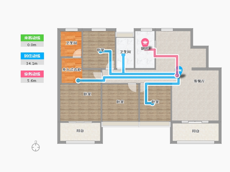 河南省-安阳市-新城国际三期-139.26-户型库-动静线