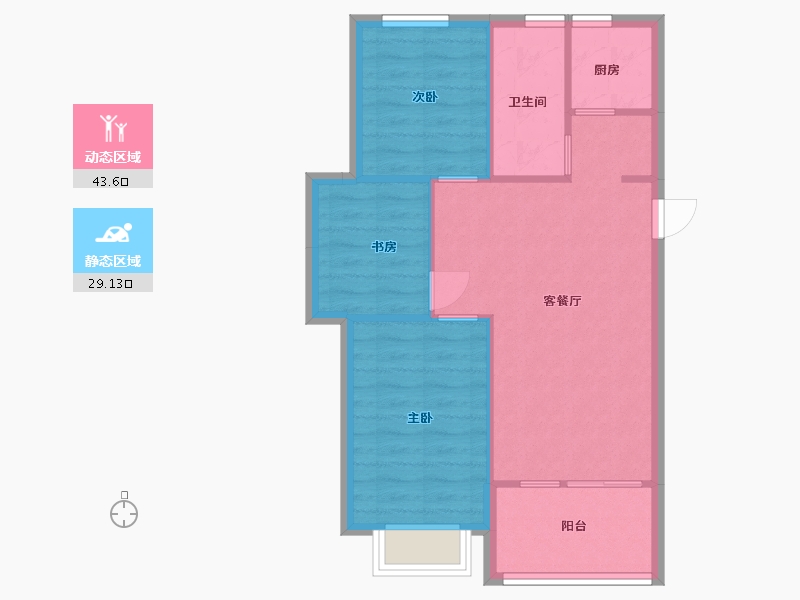 江西省-宜春市-月之泉-65.99-户型库-动静分区