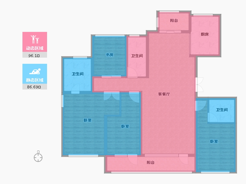 山东省-济南市-融创东山府-165.00-户型库-动静分区