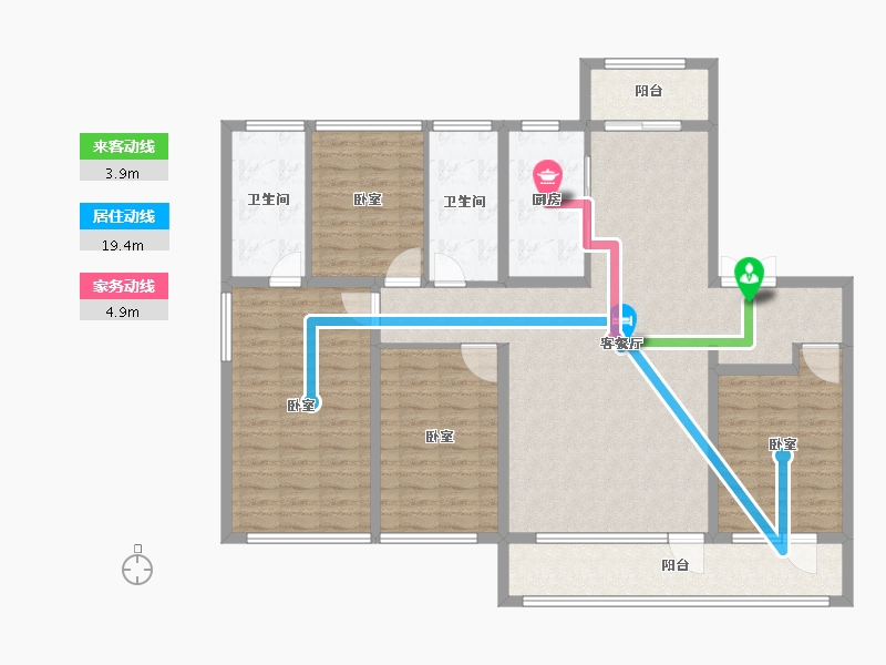 山东省-济南市-融创东山府-141.99-户型库-动静线