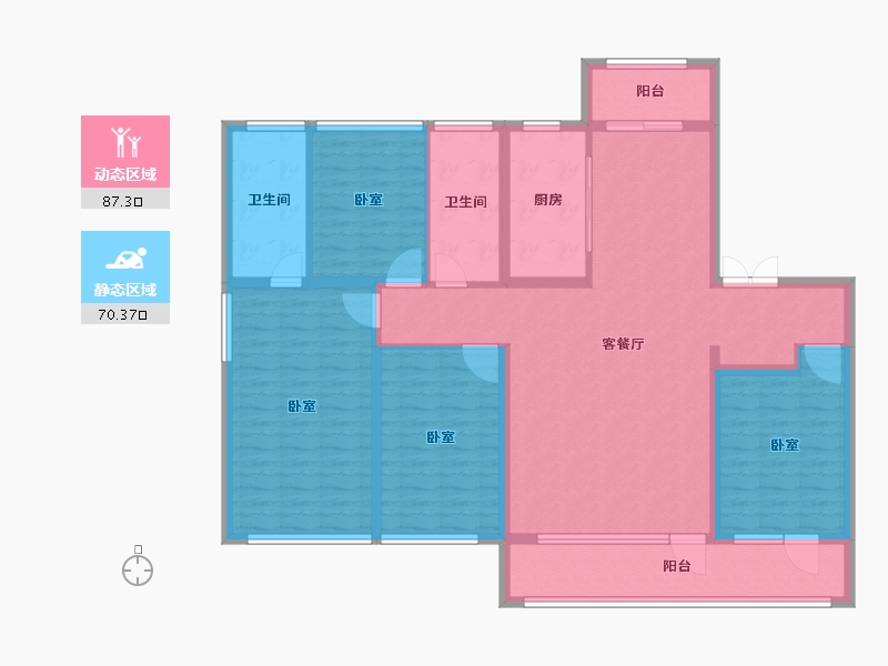 山东省-济南市-融创东山府-141.99-户型库-动静分区