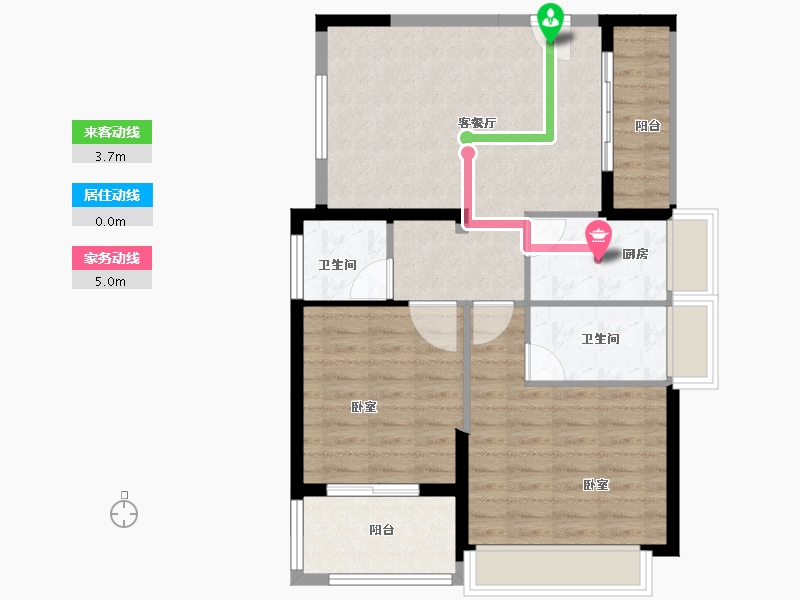 河南省-焦作市-和诚外滩-80.57-户型库-动静线