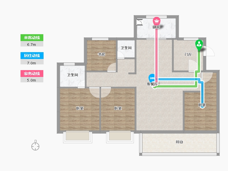 福建省-莆田市-中科·东庄城-107.99-户型库-动静线