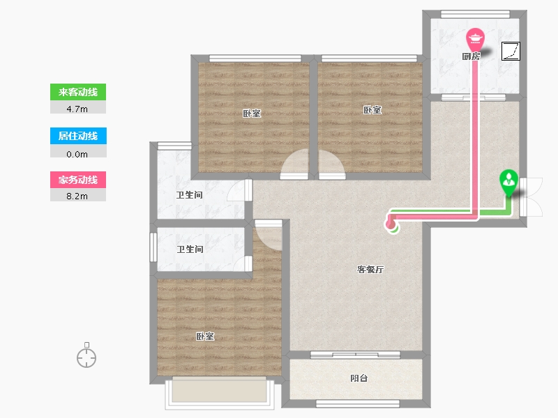 河南省-洛阳市-华芳怡景-102.00-户型库-动静线