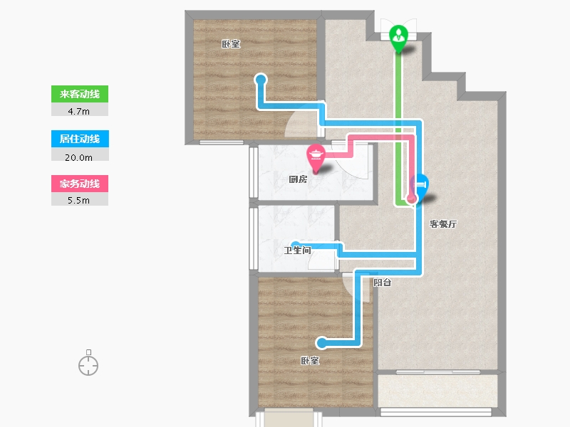 河南省-焦作市-东盛苑-74.34-户型库-动静线