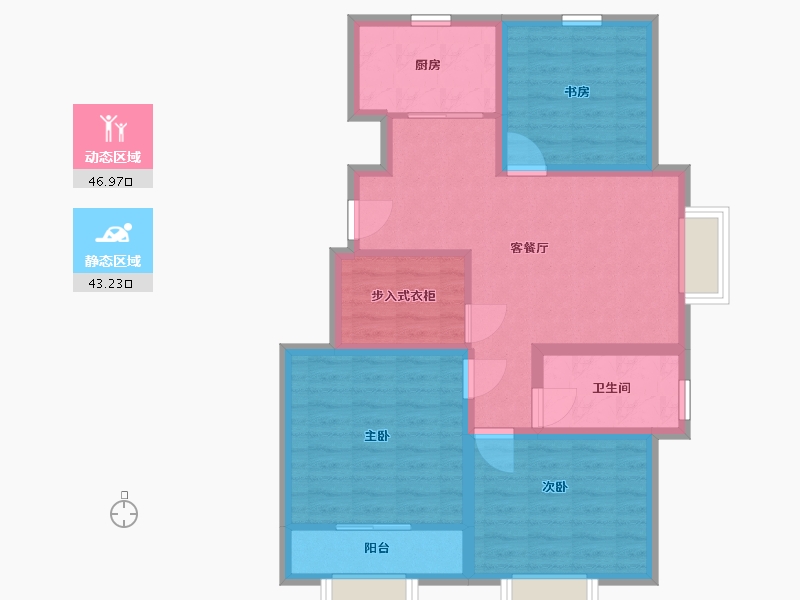 山东省-青岛市-霖源华府-80.00-户型库-动静分区