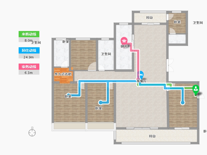 河南省-安阳市-滑县建业城-184.00-户型库-动静线