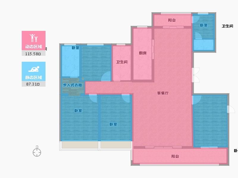 河南省-安阳市-滑县建业城-184.00-户型库-动静分区