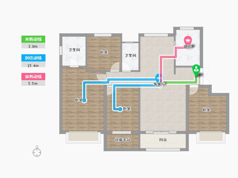 山东省-菏泽市-巨野枫叶正红（枫庭骊景）-113.69-户型库-动静线