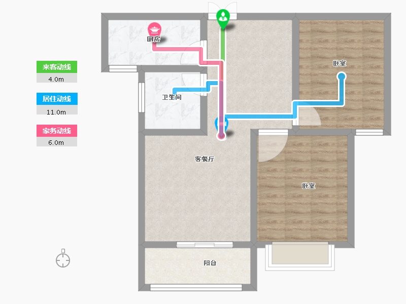 河南省-安阳市-丽景天成学府-73.50-户型库-动静线