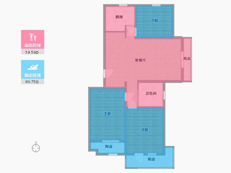 山东省-青岛市-中仁少海澜山-108.00-户型库-动静分区