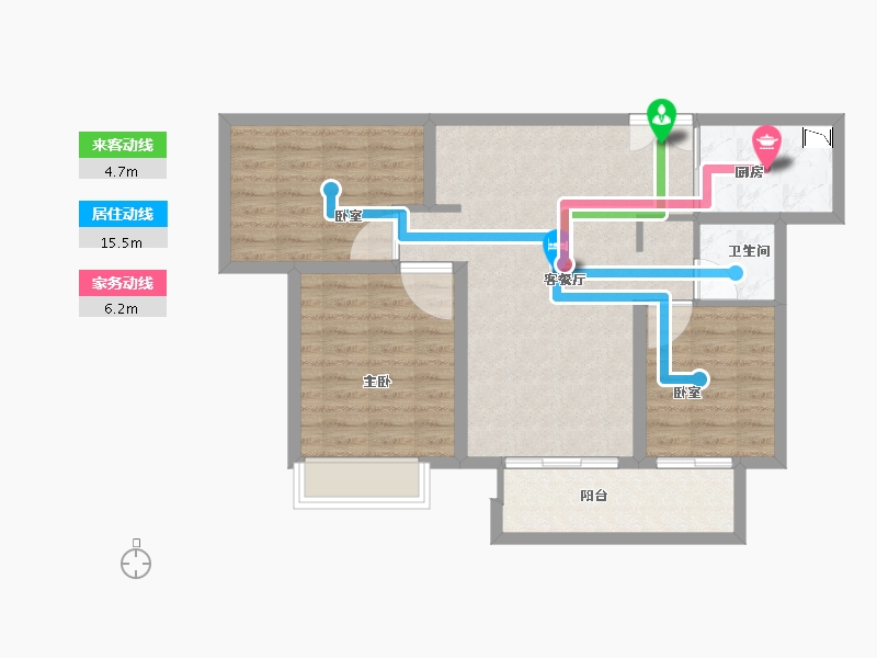 河南省-洛阳市-建业贰号城邦-80.00-户型库-动静线