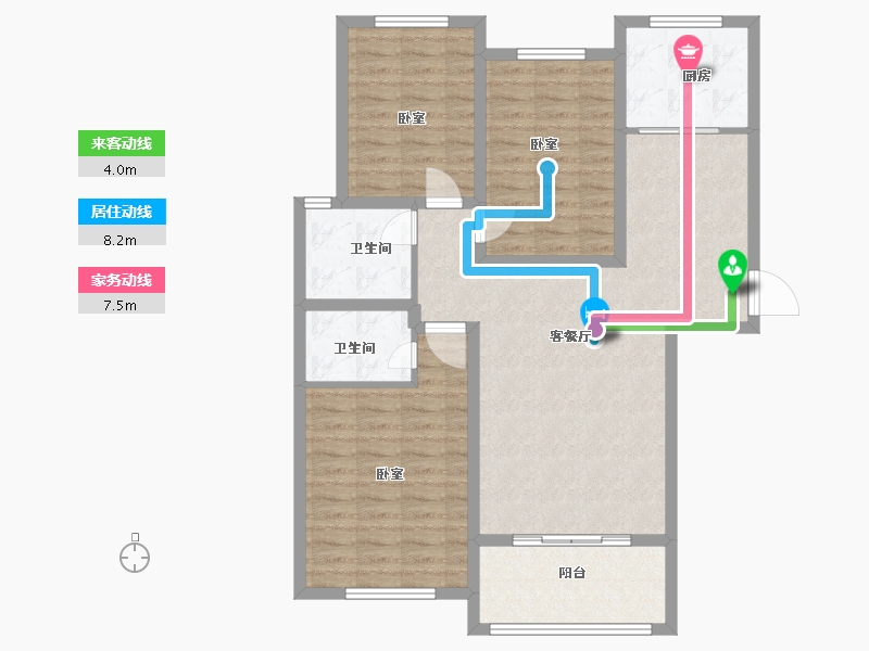 山东省-菏泽市-康地君佳-99.00-户型库-动静线