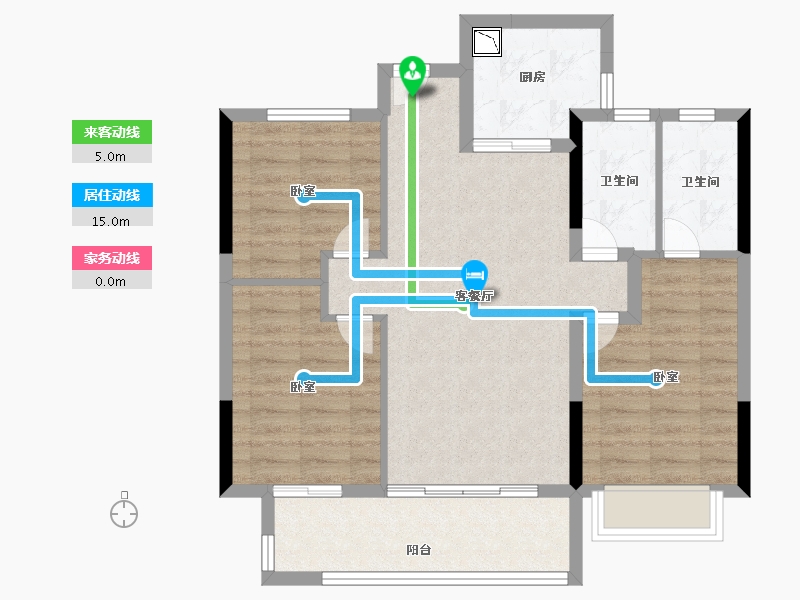 福建省-莆田市-联发世茂云图-78.36-户型库-动静线