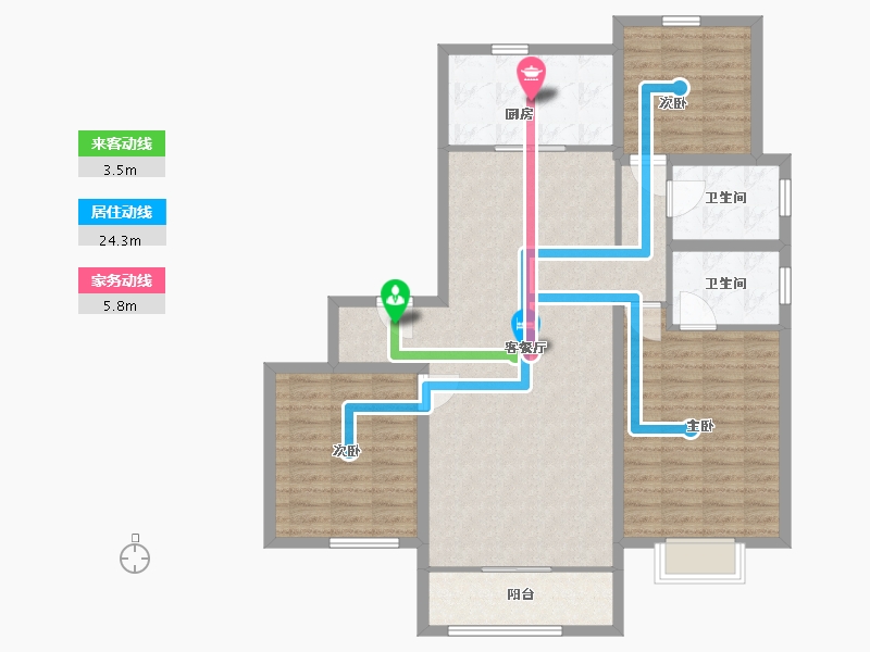 山东省-青岛市-中建锦绣天地-110.00-户型库-动静线