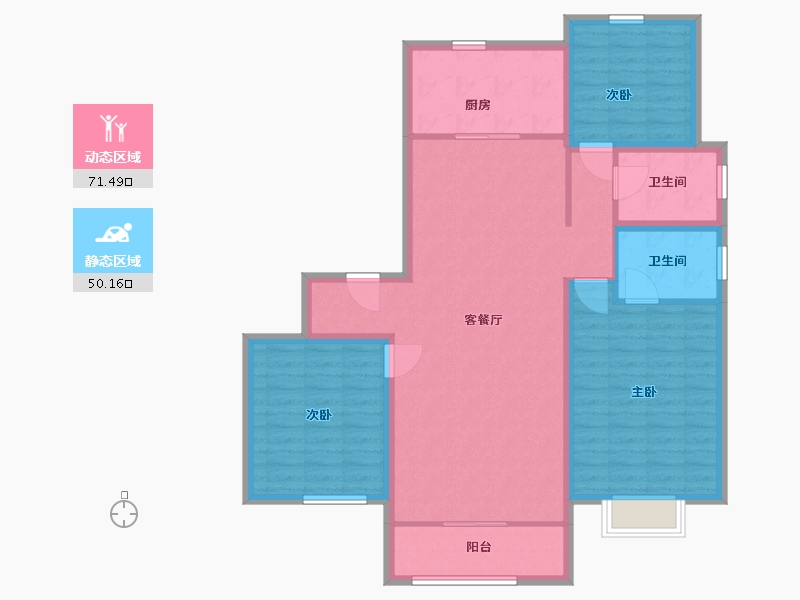 山东省-青岛市-中建锦绣天地-110.00-户型库-动静分区