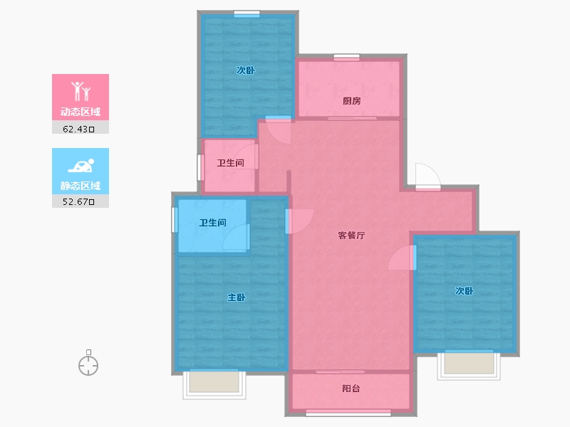 山东省-青岛市-中建锦绣天地-104.00-户型库-动静分区