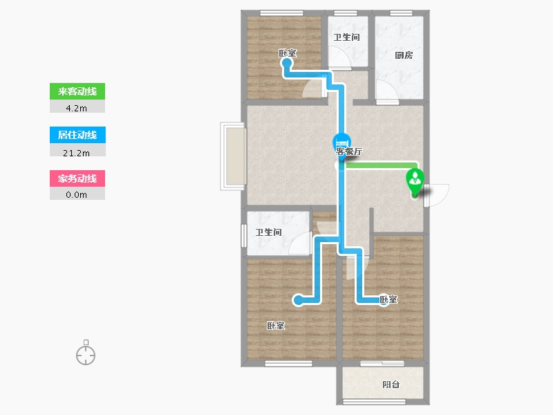 山东省-菏泽市-城建翰林华庭-102.01-户型库-动静线