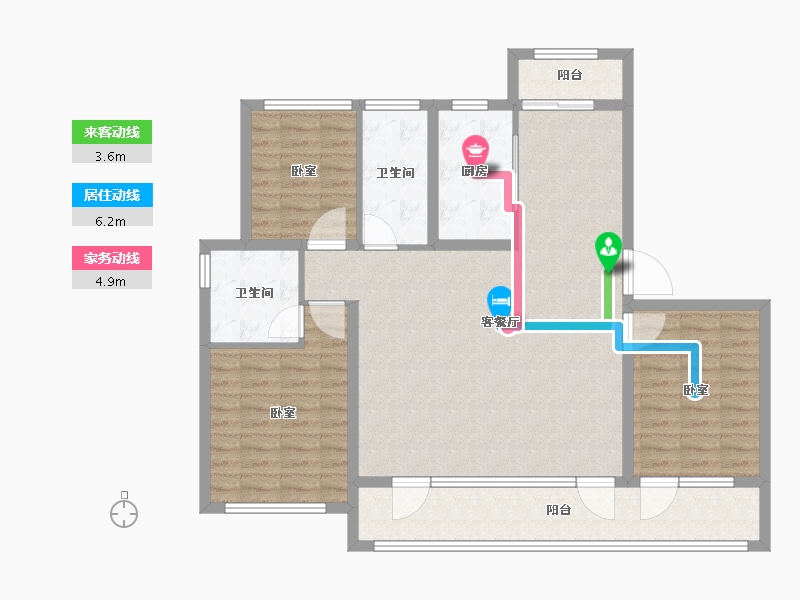 山东省-济南市-融创东山府-111.99-户型库-动静线