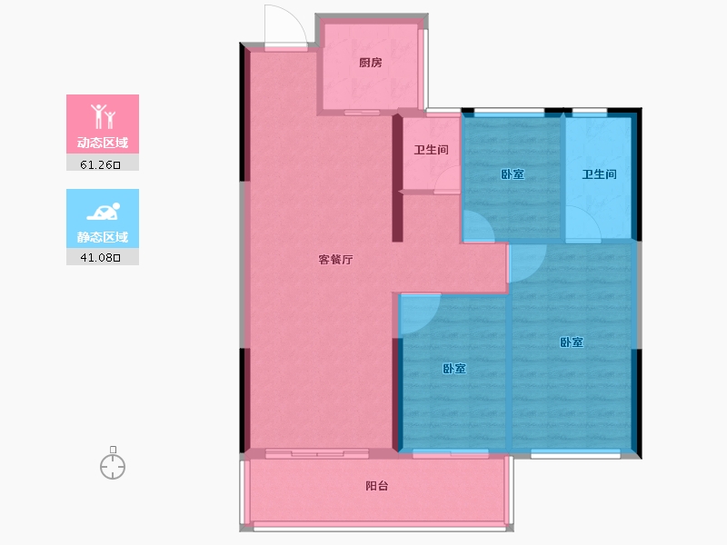 福建省-莆田市-建发玺院-92.99-户型库-动静分区