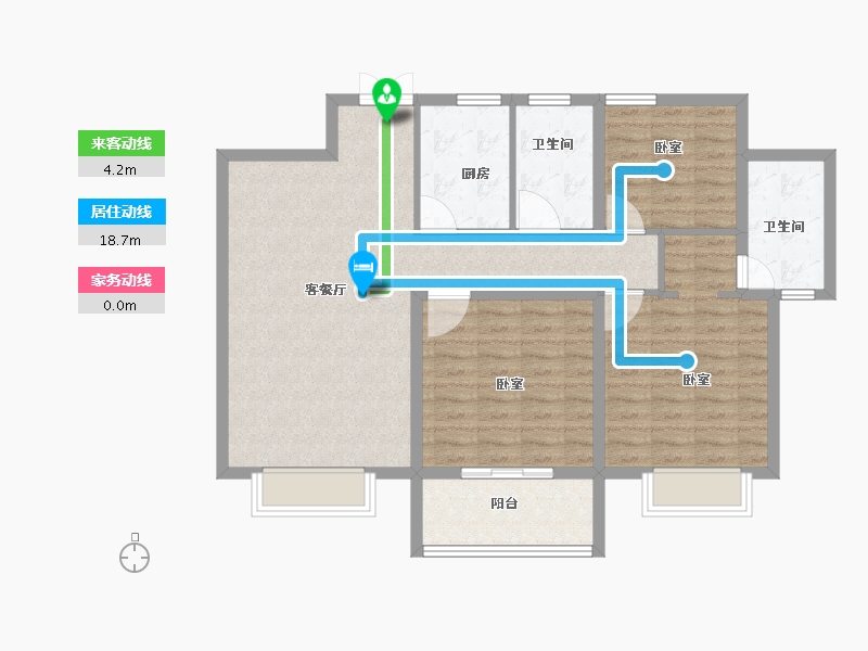 河南省-安阳市-阳光森林-98.53-户型库-动静线