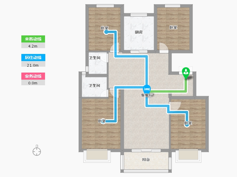 浙江省-绍兴市-中梁赞成首府-98.00-户型库-动静线