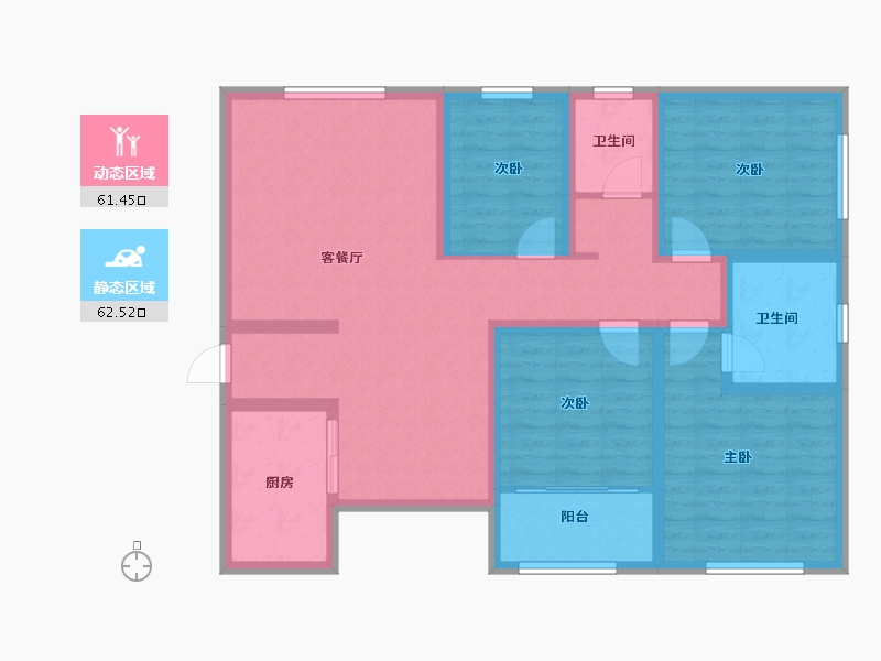 山东省-济南市-映月紫云城-110.00-户型库-动静分区