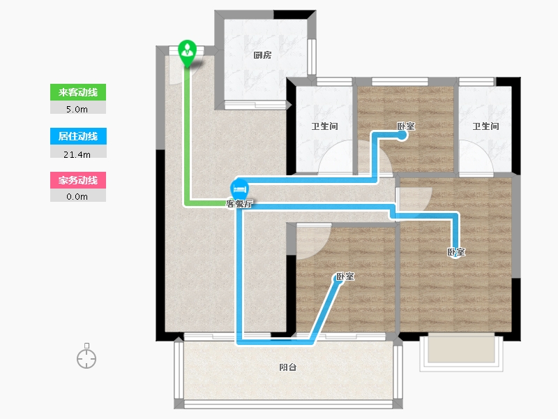 福建省-莆田市-联发世茂云图-79.00-户型库-动静线