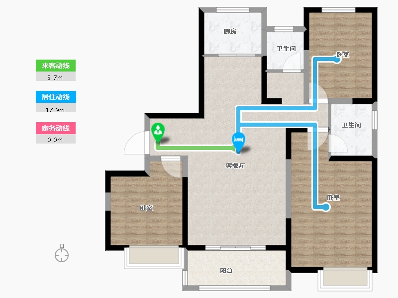 河南省-安阳市-利源永明壹号-108.00-户型库-动静线