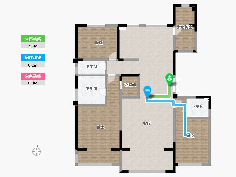 山东省-威海市-恒宝天玺-169.10-户型库-动静线