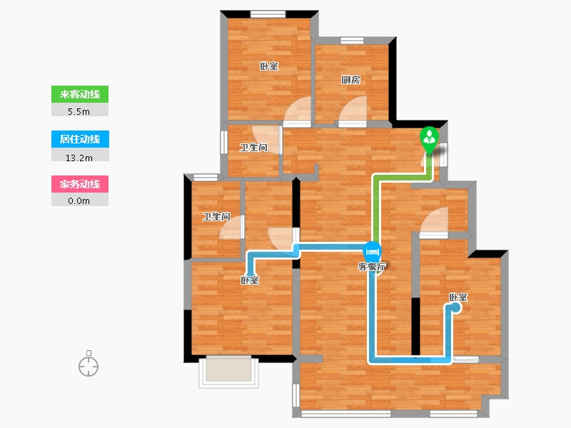 江苏省-镇江市-新城·悦隽-92.01-户型库-动静线