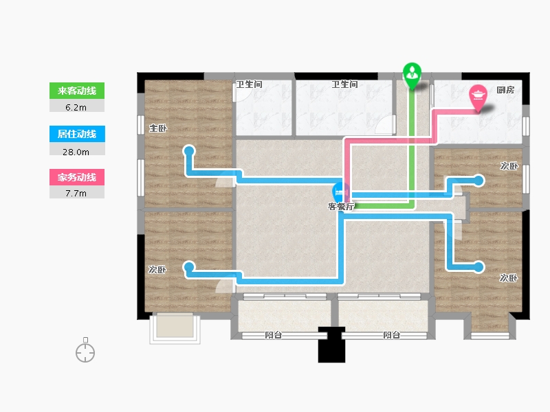 江西省-上饶市-亚琦财富城-106.00-户型库-动静线